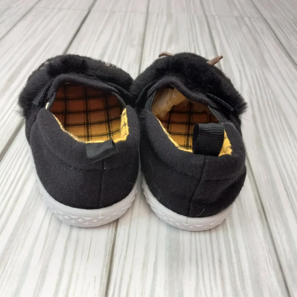 NEW 2 Pairs Faux Fur Embellished Baby Shoes